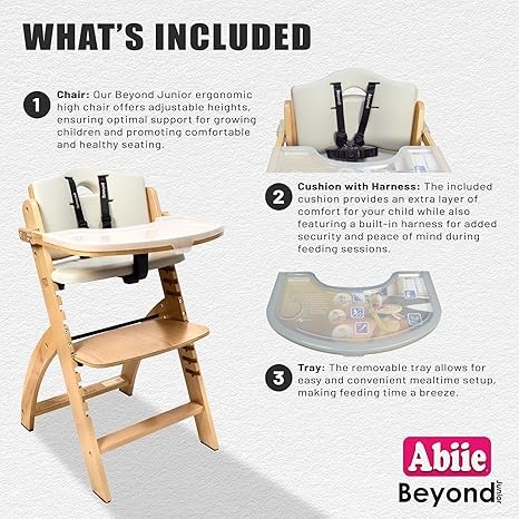 Junior High Abiie Wooden High Chair Abiie Beyond Junior Wooden